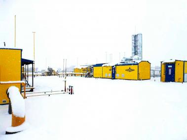 Автоматизированная газораспределительная станция АГРС производительностью 80000, объект подводящий газопровод высокого давления Кордай-Шу Жамбылская область РК, производитель Завод Нефтегазоборудование