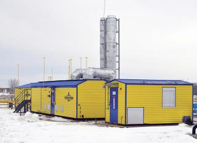 Автоматизированная газораспределительная станция АГРС производительностью 80000, объект подводящий газопровод высокого давления Кордай-Шу Жамбылская область РК, производитель Завод Нефтегазоборудование