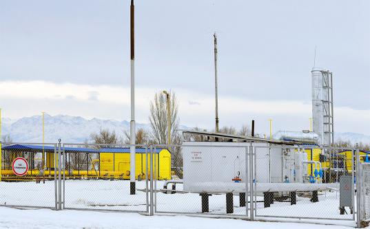 Автоматизированная газораспределительная станция АГРС производительностью 80000, объект подводящий газопровод высокого давления Кордай-Шу Жамбылская область РК, производитель Завод Нефтегазоборудование