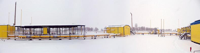 Автоматизированная газораспределительная станция АГРС производительностью 80000, объект подводящий газопровод высокого давления Кордай-Шу Жамбылская область РК, производитель Завод Нефтегазоборудование, панорама