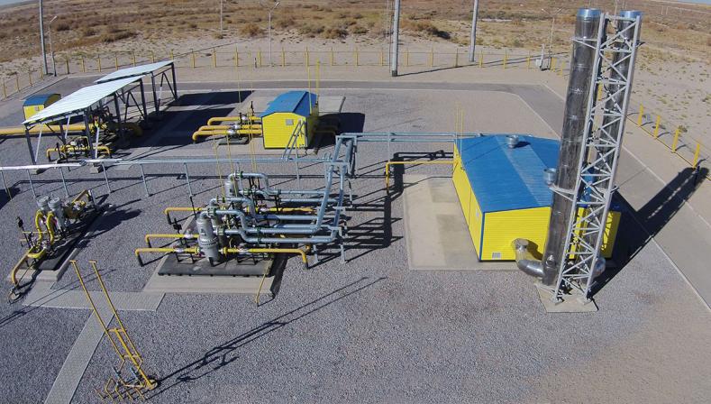 автоматизированная газораспределительная станция АГРС производительностью 160000, объект город Кызылорда РК, производитель Завод Нефтегазоборудование, панорама