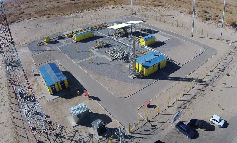 автоматизированная газораспределительная станция АГРС производительностью 160000, объект город Кызылорда РК, производитель Завод Нефтегазоборудование, панорама