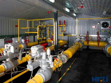 Автоматизированная газораспределительная станция АГРС мощностью 55000, объект магистральный газопровод Алматы-Байсерке-Талгар, поселок Байсерке, производитель Завод Нефтегазоборудование