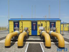 автоматизированная газораспределительная станция АГРС производительностью 100000, объект город Туркестан РК, производитель Завод Нефтегазоборудование