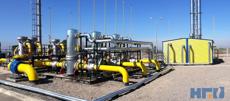 автоматизированная газораспределительная станция АГРС производительностью 270000, объект город Талгар РК, производитель Завод Нефтегазоборудование