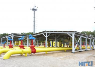 автоматизированная газораспределительная станция АГРС производительностью 270000, объект город Талгар РК, производитель Завод Нефтегазоборудование
