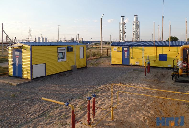 Автоматизированная газораспределительная станция АГРС производительностью 50000, объект поселок Кобда, Актюбинская область РК, производитель Завод Нефтегазоборудование