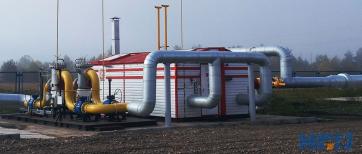 Автоматизированная газораспределительная станция АГРС производительностью 50000, объект Кокуйское месторождение, Лукойл, Пермь, производитель Завод Нефтегазоборудование