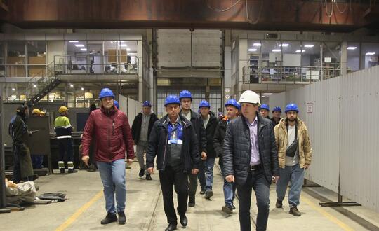 На предприятии проходит обучающий семинар...