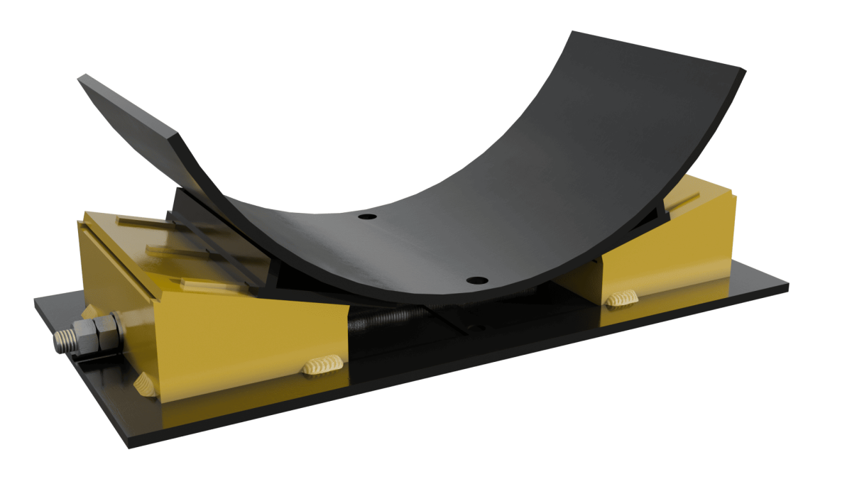 Клиновые опоры трубопровода